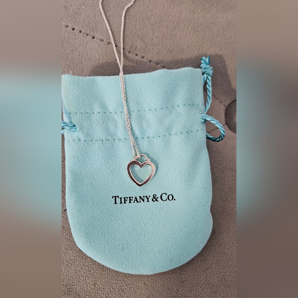 Tiffany & Co. Silver Heart Necklace